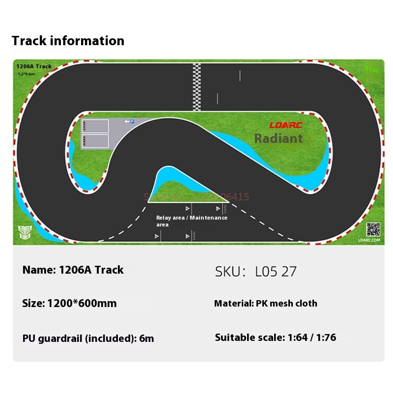 Ldarc Rc V64 1:76 240*120cm té - Drone Racing Gate avis et prix